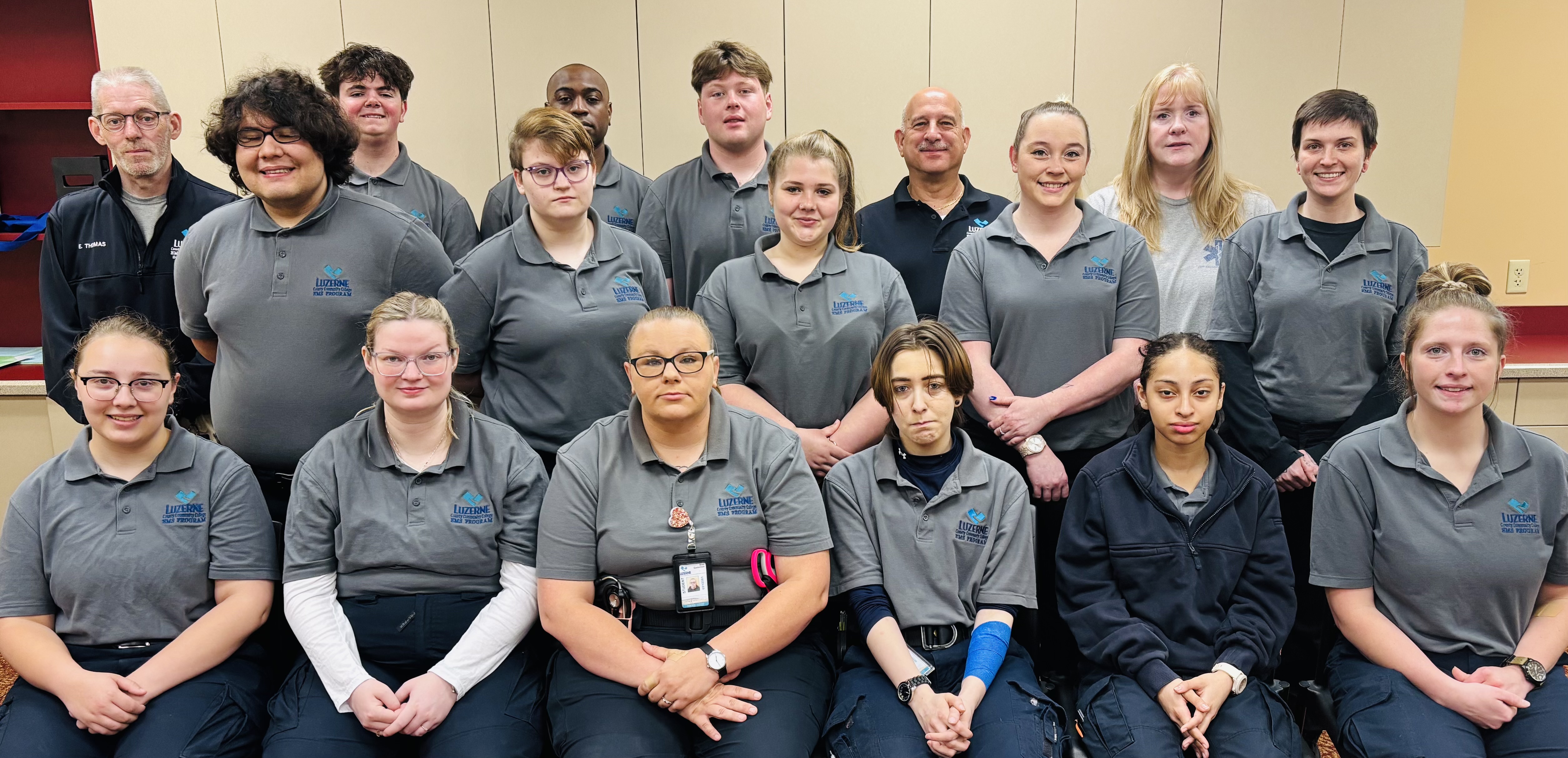 LCCC Spring Class of 2025 EMT Graduates
