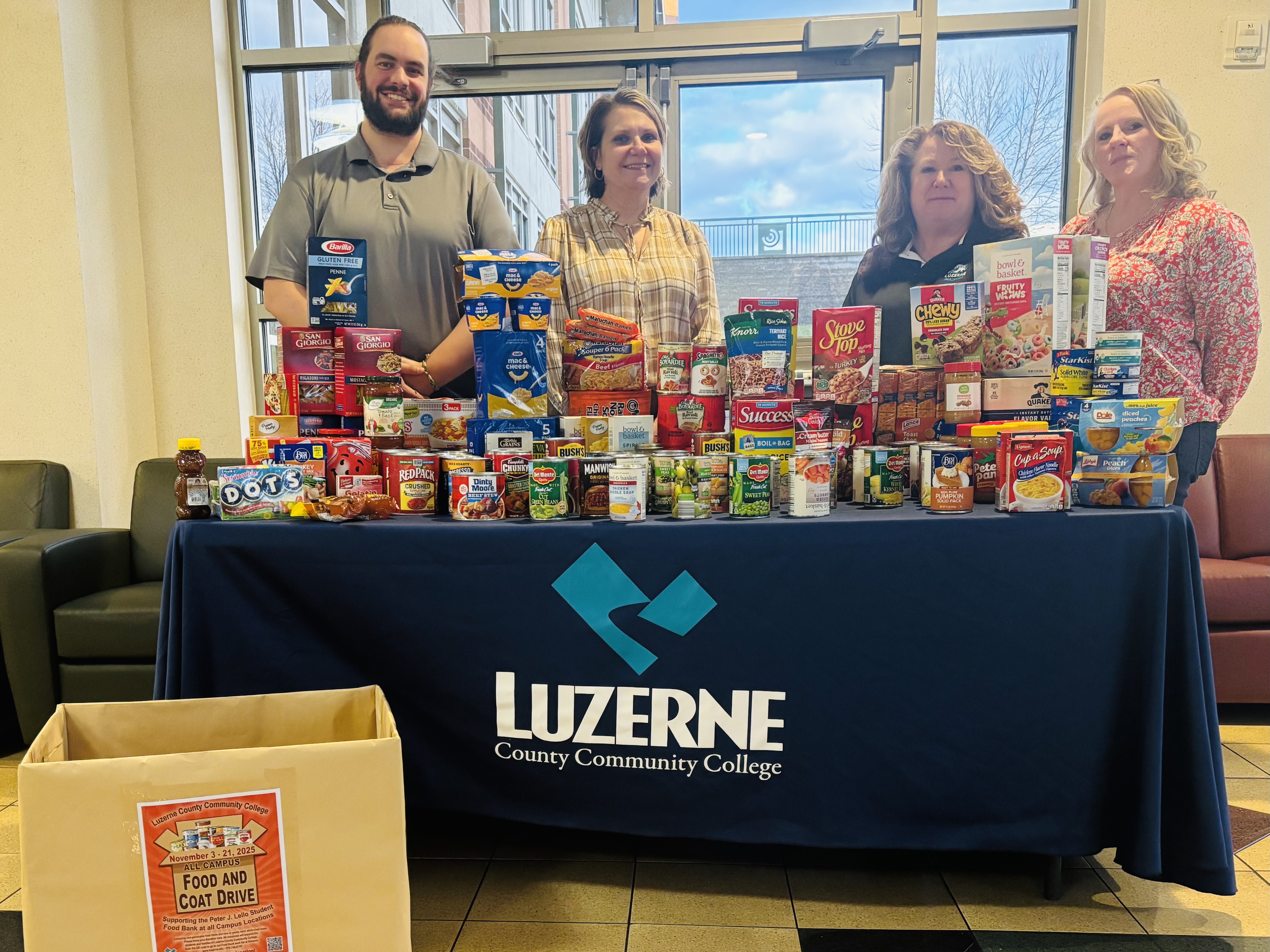 Choice One Community Federal Credit Union Partners with NEPA Chapter of PA Credit Unions to Support LCCC Food Bank