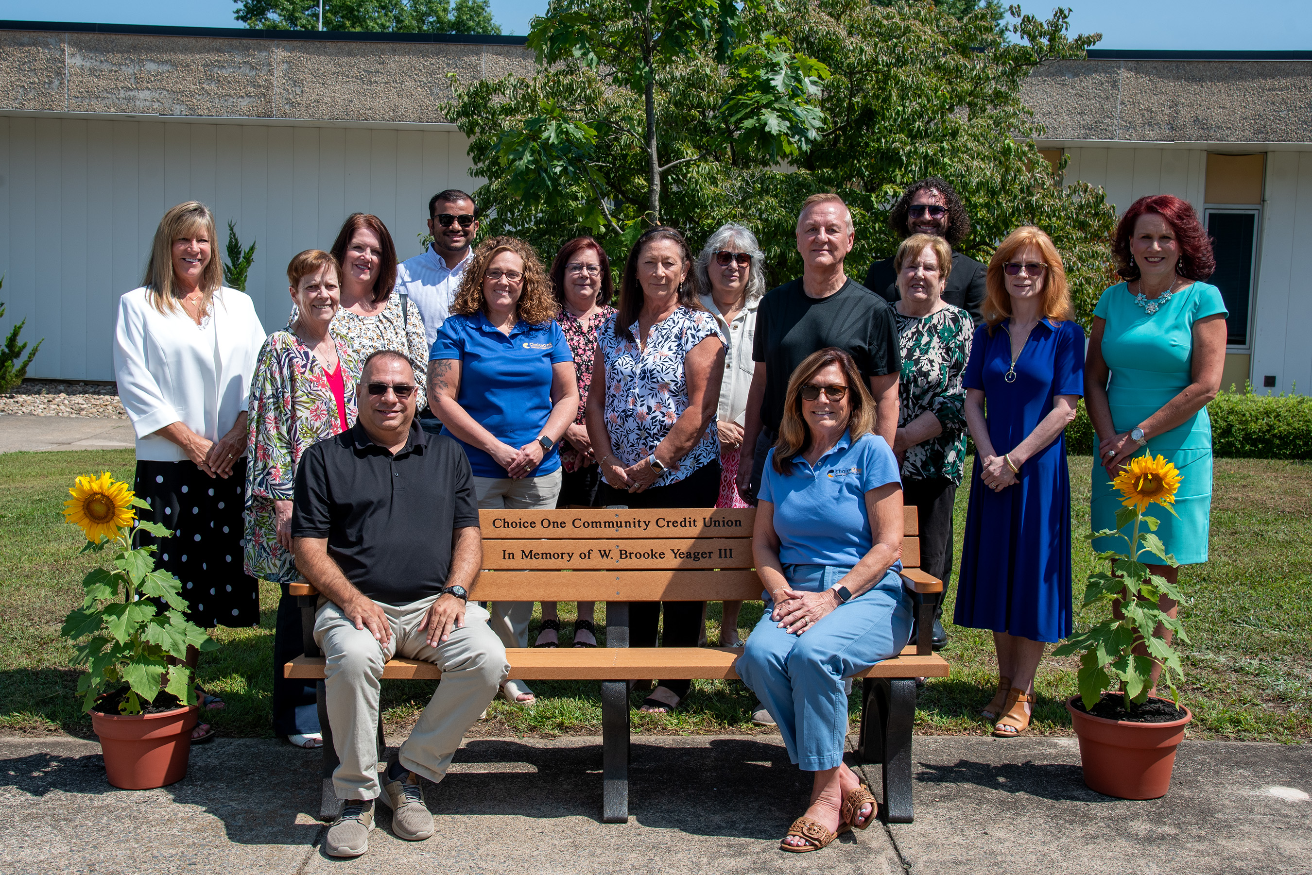 Luzerne County Community College and Choice One Community Credit Union Dedicate Memorial Bench to Beloved Professor Brooks Yeager