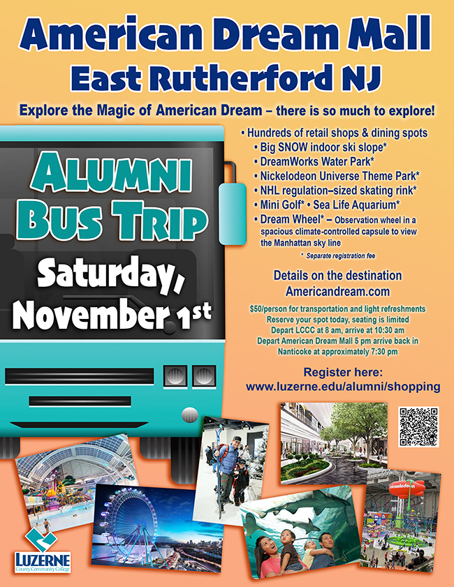Alumni Bus Trip - American Dream Mall