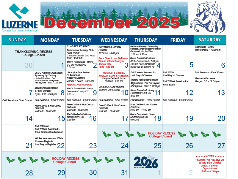 December 2025 Calendar