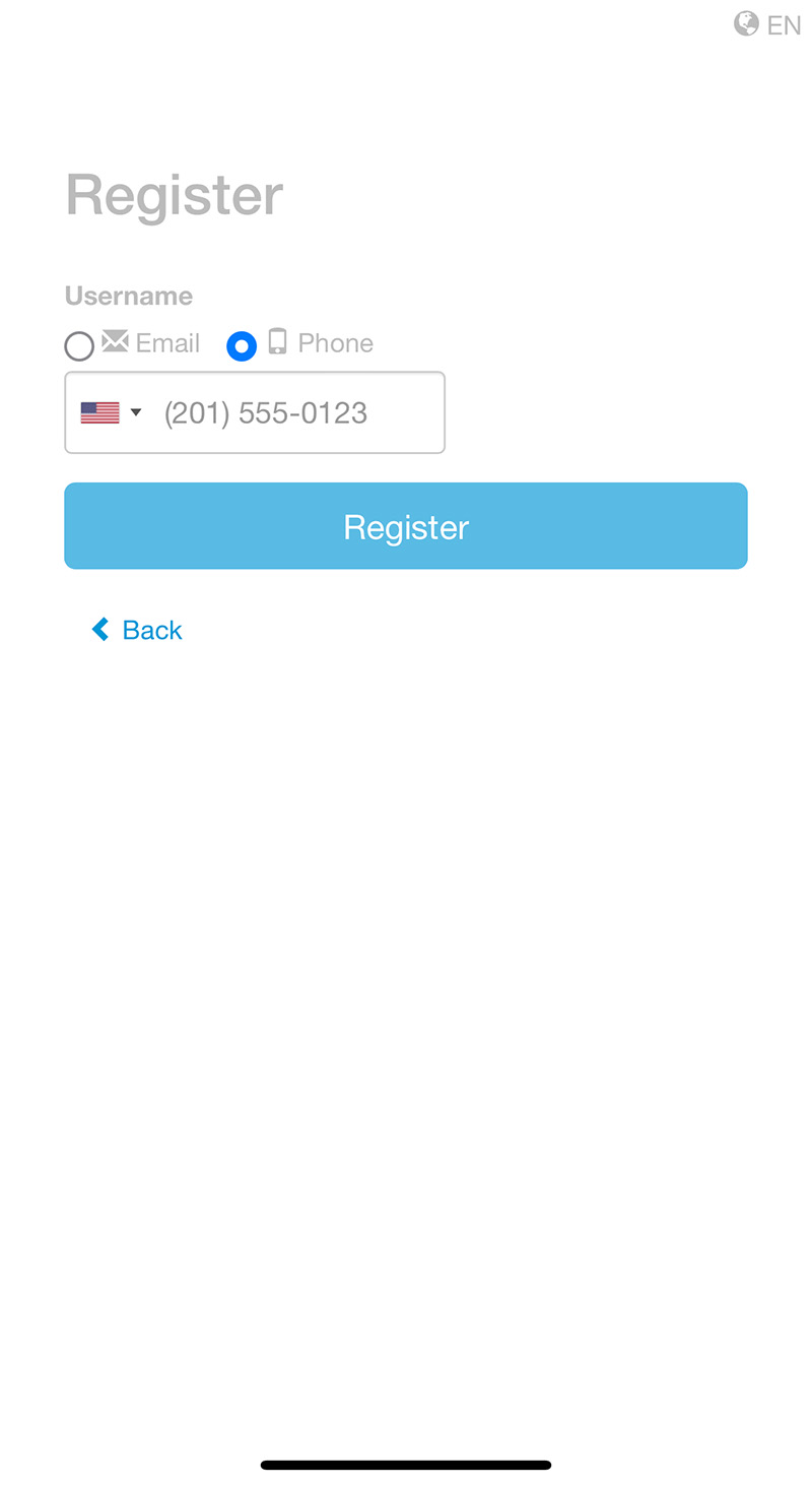 iOS Guest Register