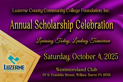 Join us on Saturday, October 4, at 5 p.m. at the Westmoreland Club for the LCCC Foundation’s Annual Scholarship Celebration. This special evening will honor our generous donors, outstanding scholarship recipients, and distinguished Community Award winners. Proceeds from the event directly support student scholarships, helping make higher education more accessible for students in our community.