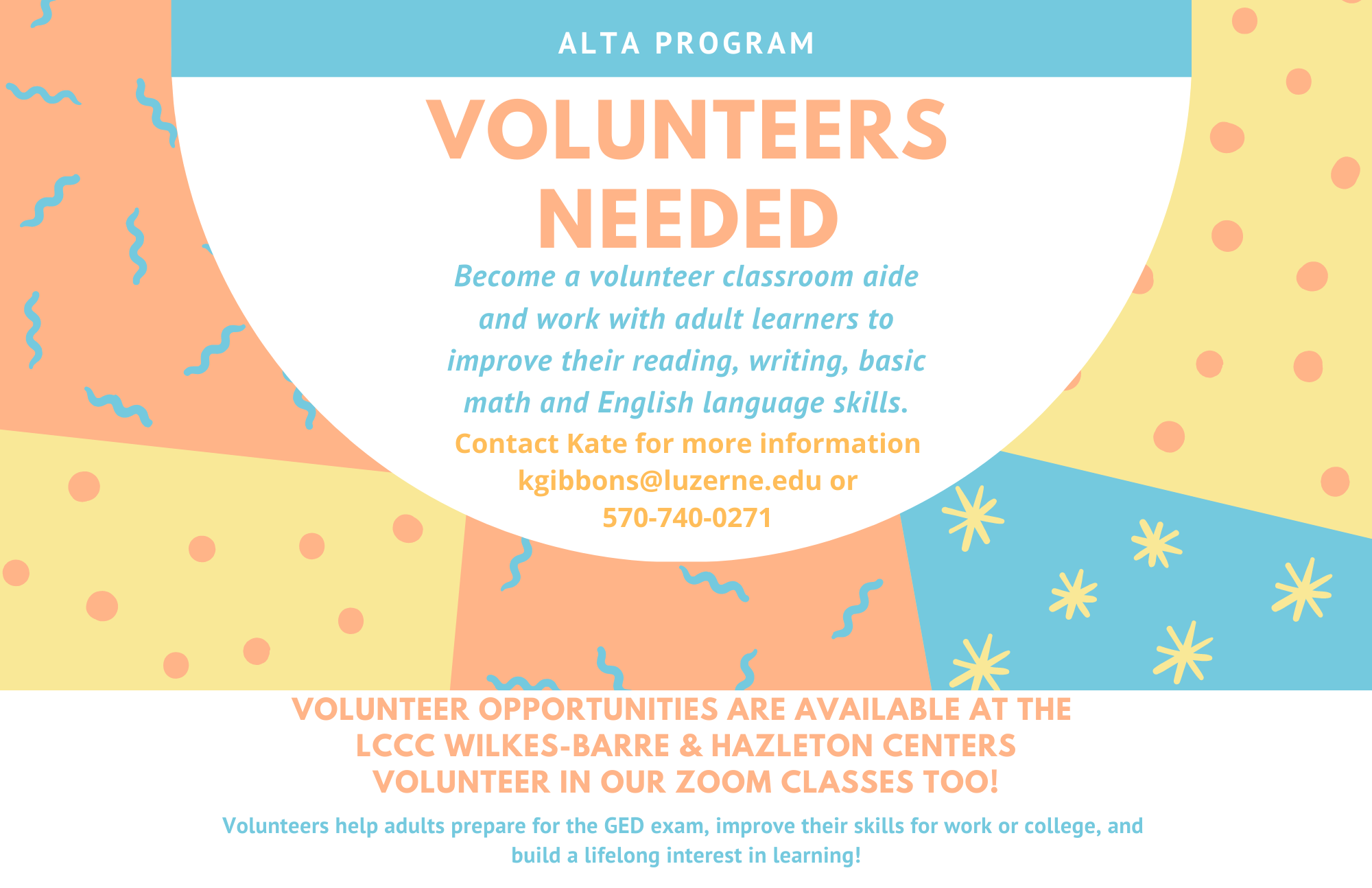 Become a Volunteer Classroom Aide